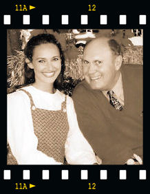Melinda with Willard Scott