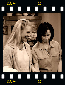 Melinda on Set on Discovery Channel